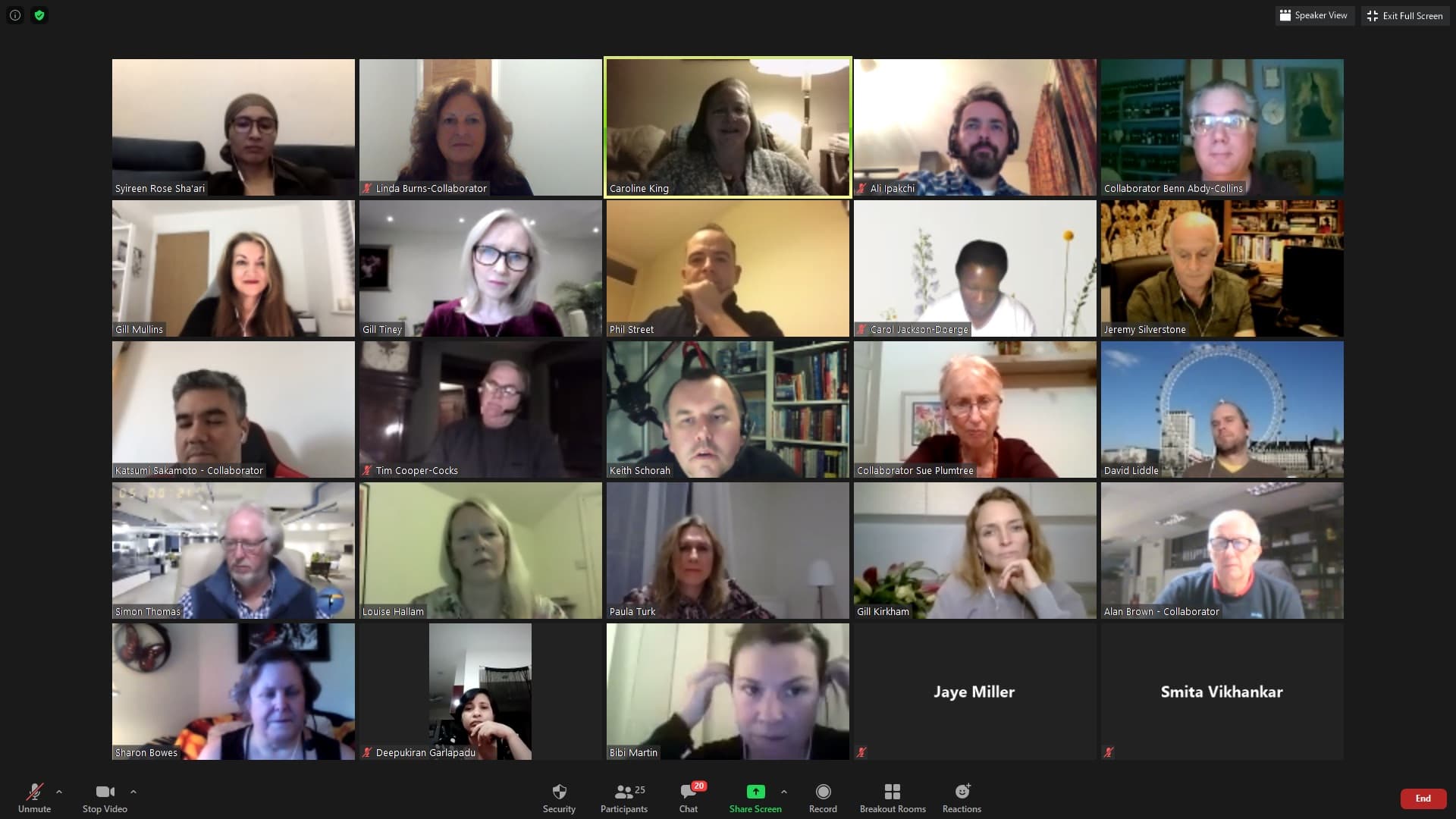 Collaboration Global online session